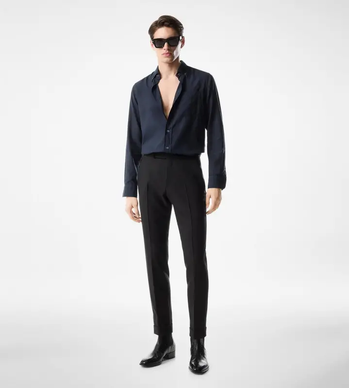 CASHMERE LIGHT TWILL SLIM FIT SHIRT online